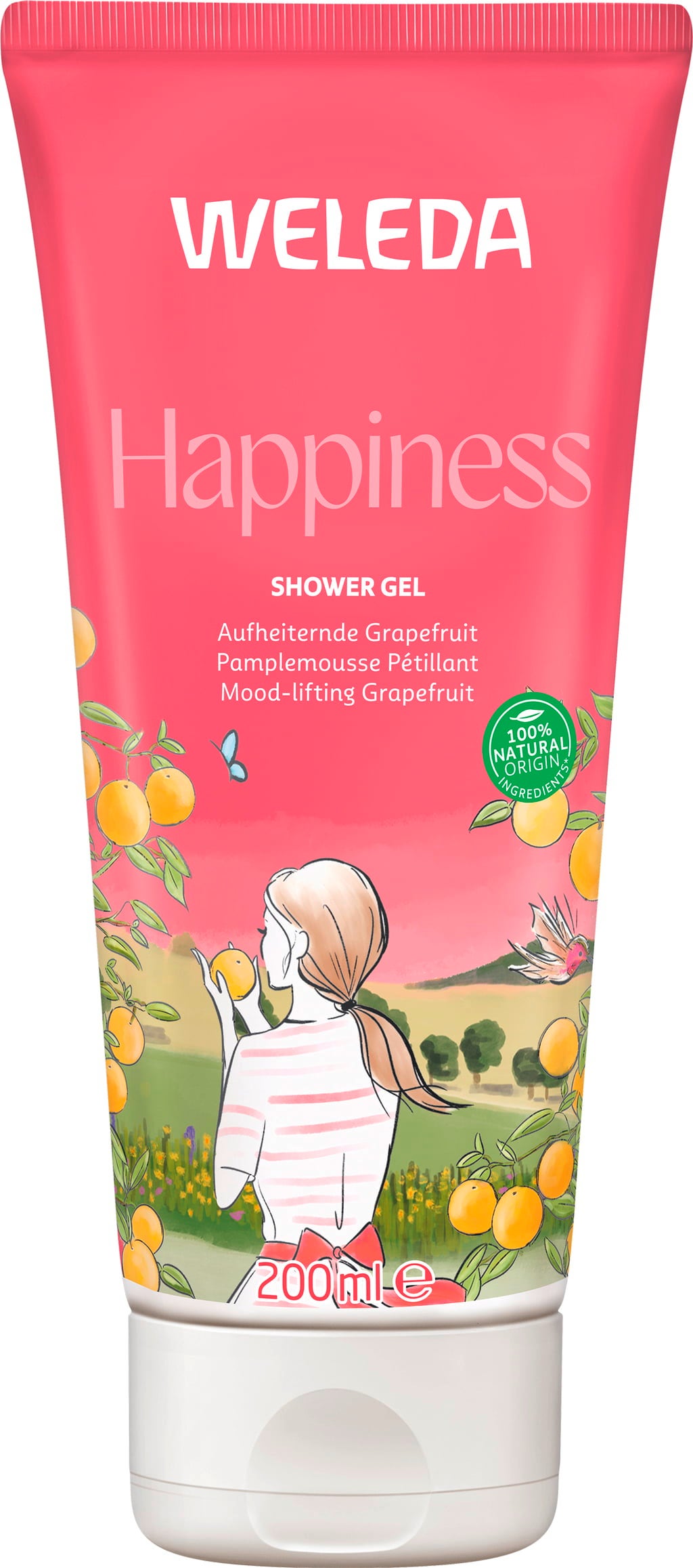 Happiness Shower Gel Grapefruit, 200 ml