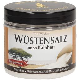 Sól pustynna Kalahari, drobna, ręcznie zbierana - opakowanie plastikowe, 200 g