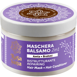 2в1 Преструктурираща маска за коса и балсам Амла & Брахми - 200 ml
