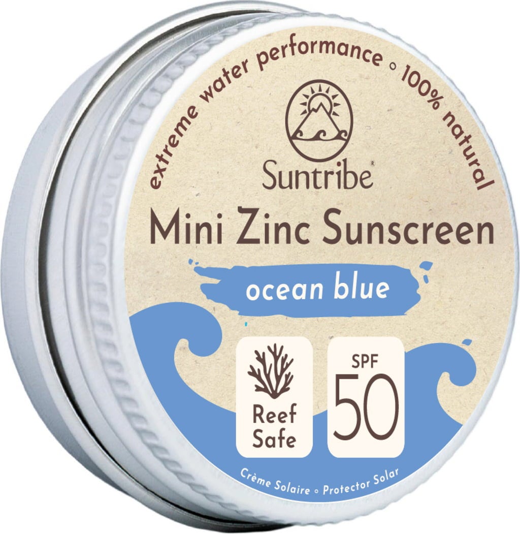 Suntribe Naturkosmetik Mini Zink Sunscreeen LSF 50 - ocean blue