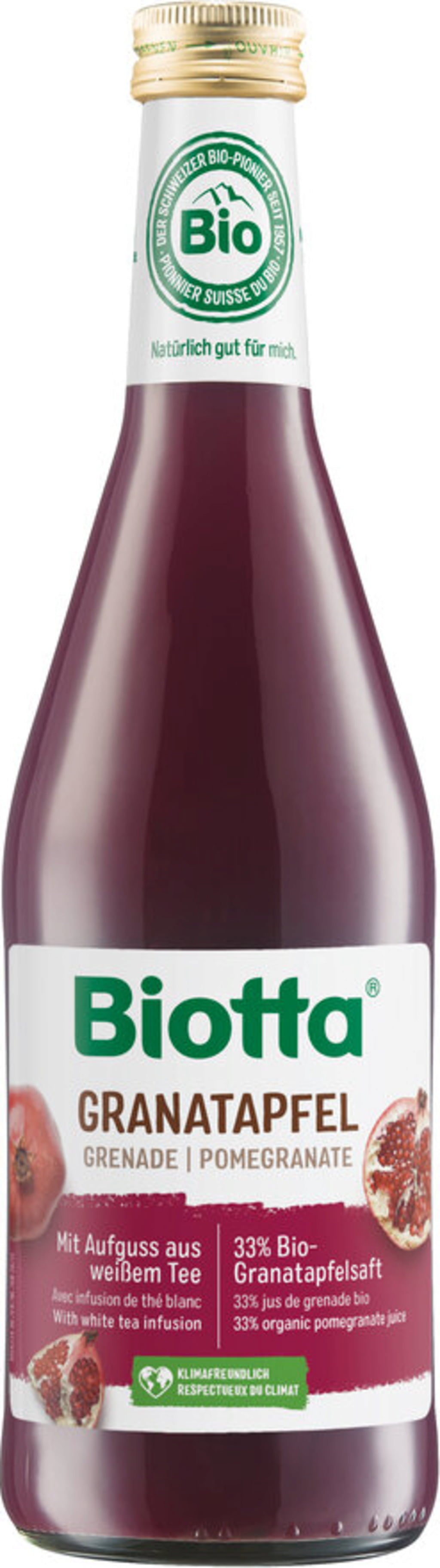 Biotta Jus de Grenade Bio - 500 ml