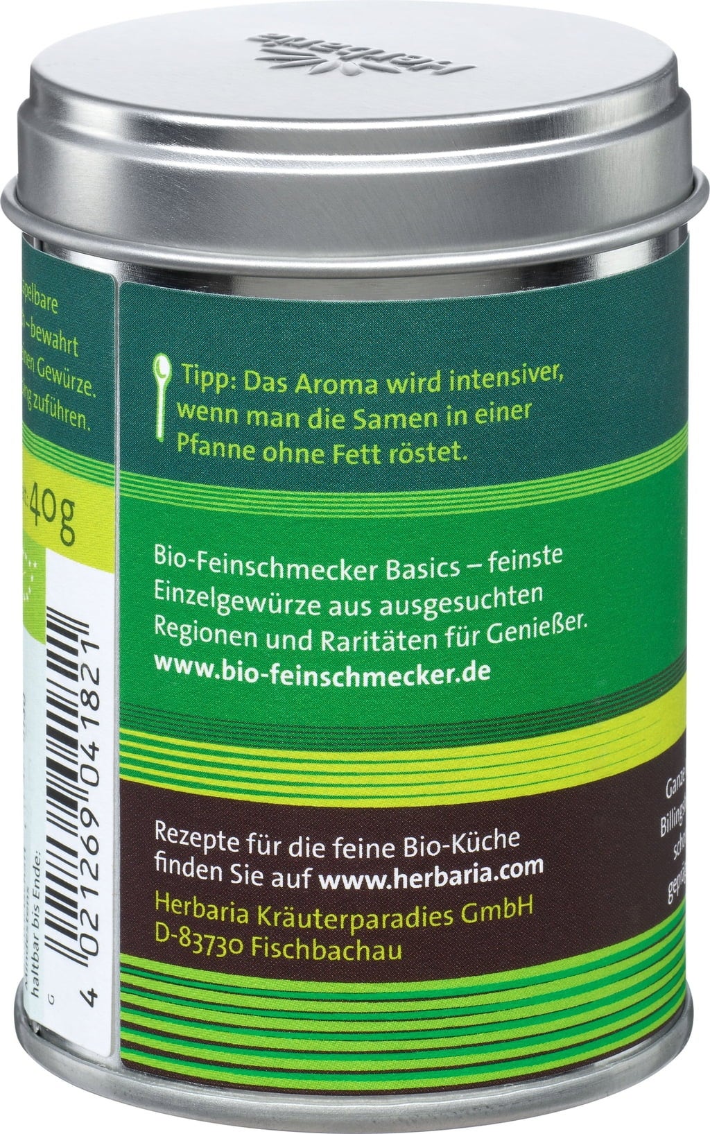 Herbaria Coriandre Entière Bio - 40 g