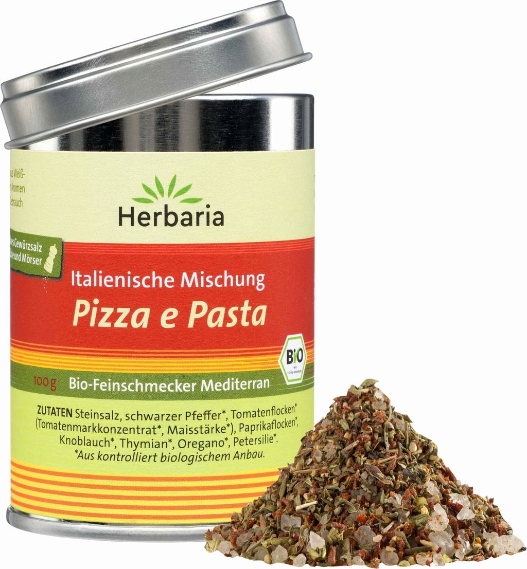 Herbaria Organic Pizza & Pasta Spice - Package, 100g