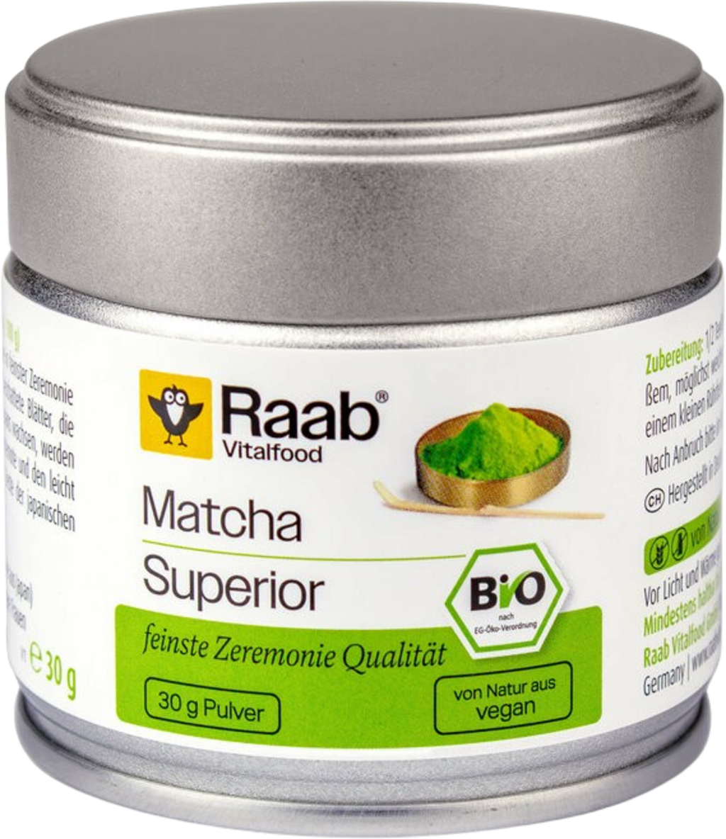 Raab Vitalfood GmbH Organic Matcha Superior Green Tea Powder - 30 g