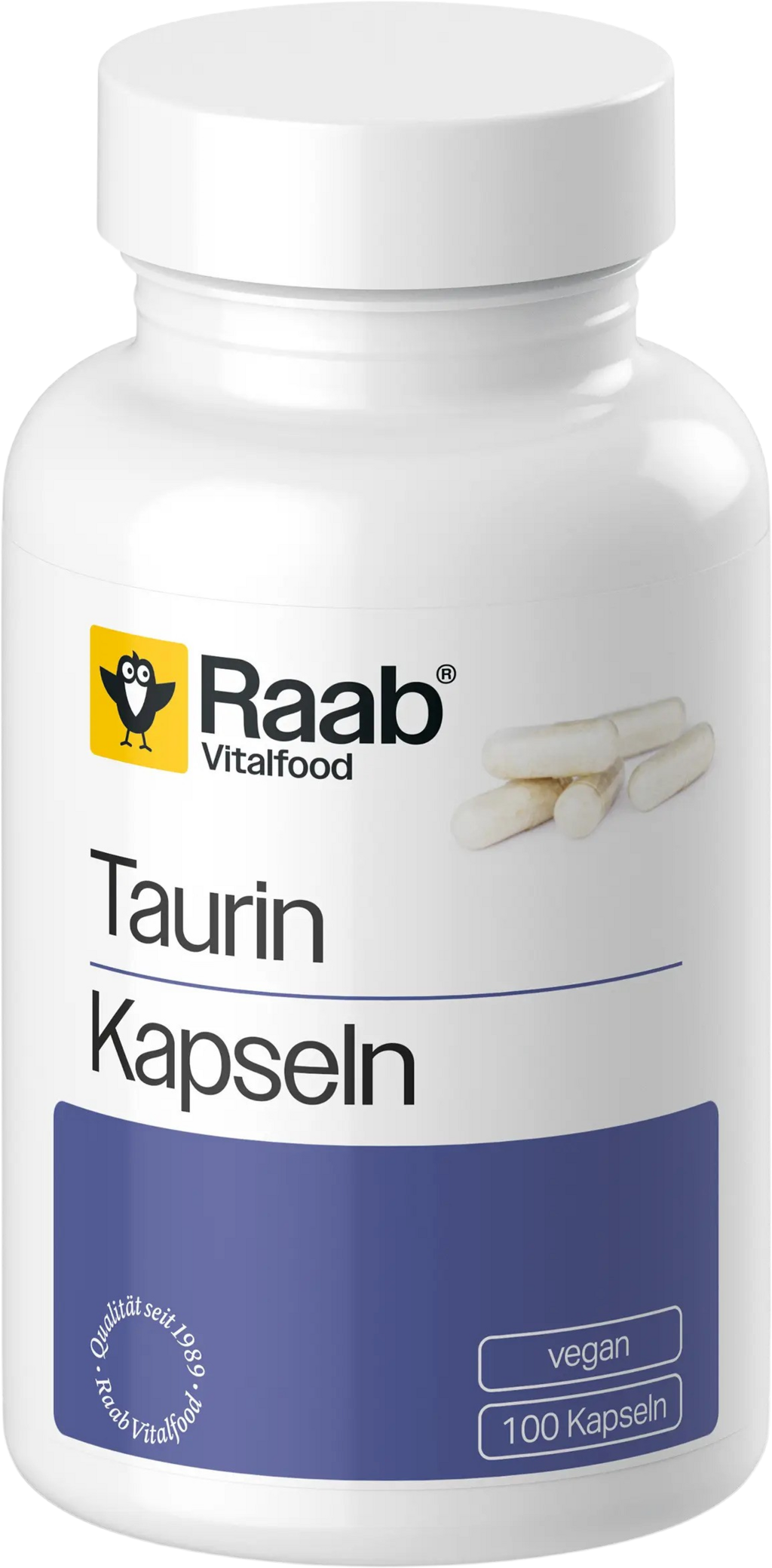 Raab Vitalfood Taurin 500 mg - 100 Kapseln