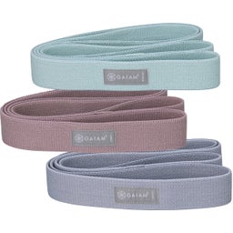 GAIAM Fitness - Fasce in Tessuto - 1 set