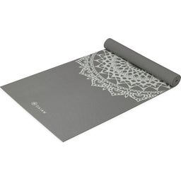 GAIAM Mata do jogi z nadrukiem 5 mm - Dark Greige Marrakesh