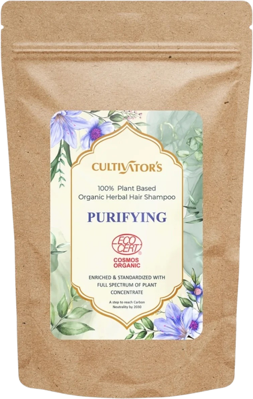 Organic Herbal Hair Shampoo Powder, Purifying (250 g)