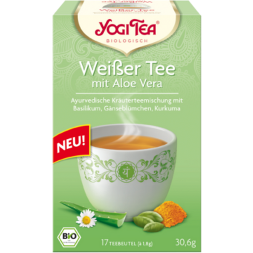 Yogi Tea Weißer Tee mit Aloe Vera Bio - 17 Beutel