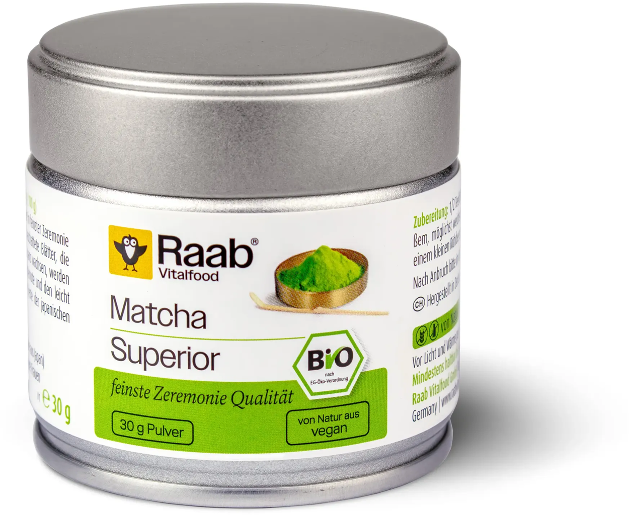 Raab Vitalfood GmbH Organic Premium Matcha Tea Powder