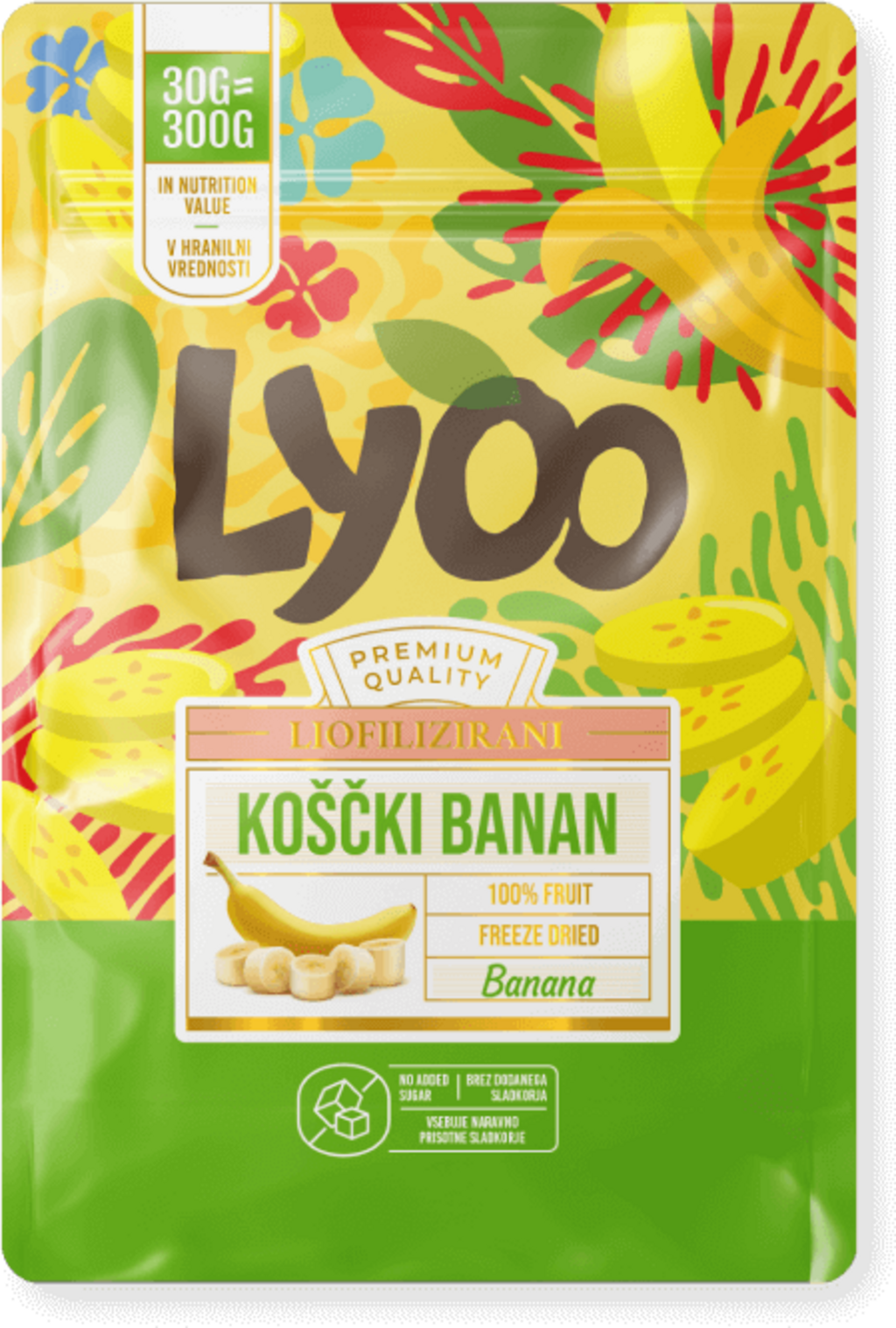 LYOO Bananenstücke