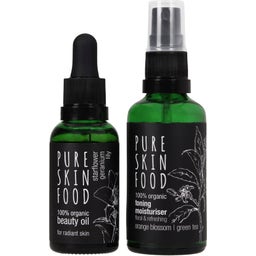 Pure Skin Food Organic Skincare Set For Radiant Skin - 1 компл.