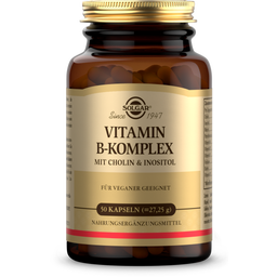 Vitamin B-Komplex mit Cholin und Inositol - 50 Kapseln