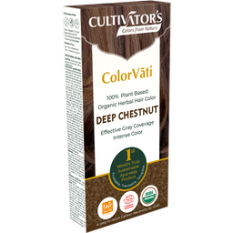 ColorVãti Colorant organique pour cheveux à base de plantes - 16 Deep Chestnut