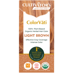ColorVãti Organic Herbal Hair Colour - 06 Light Brown - 100 g