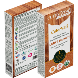 ColorVãti Organic Herbal Hair Colour - 06 Light Brown - 100 g