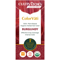 ColorVãti Colorant organique pour cheveux à base de plantes - 12 Bourgogne - 100 g
