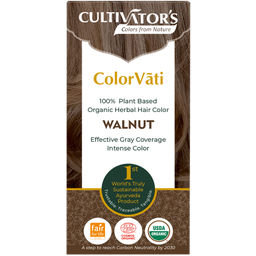 ColorVãti Colorant organique pour cheveux à base de plantes - 14 Walnut - 100 g