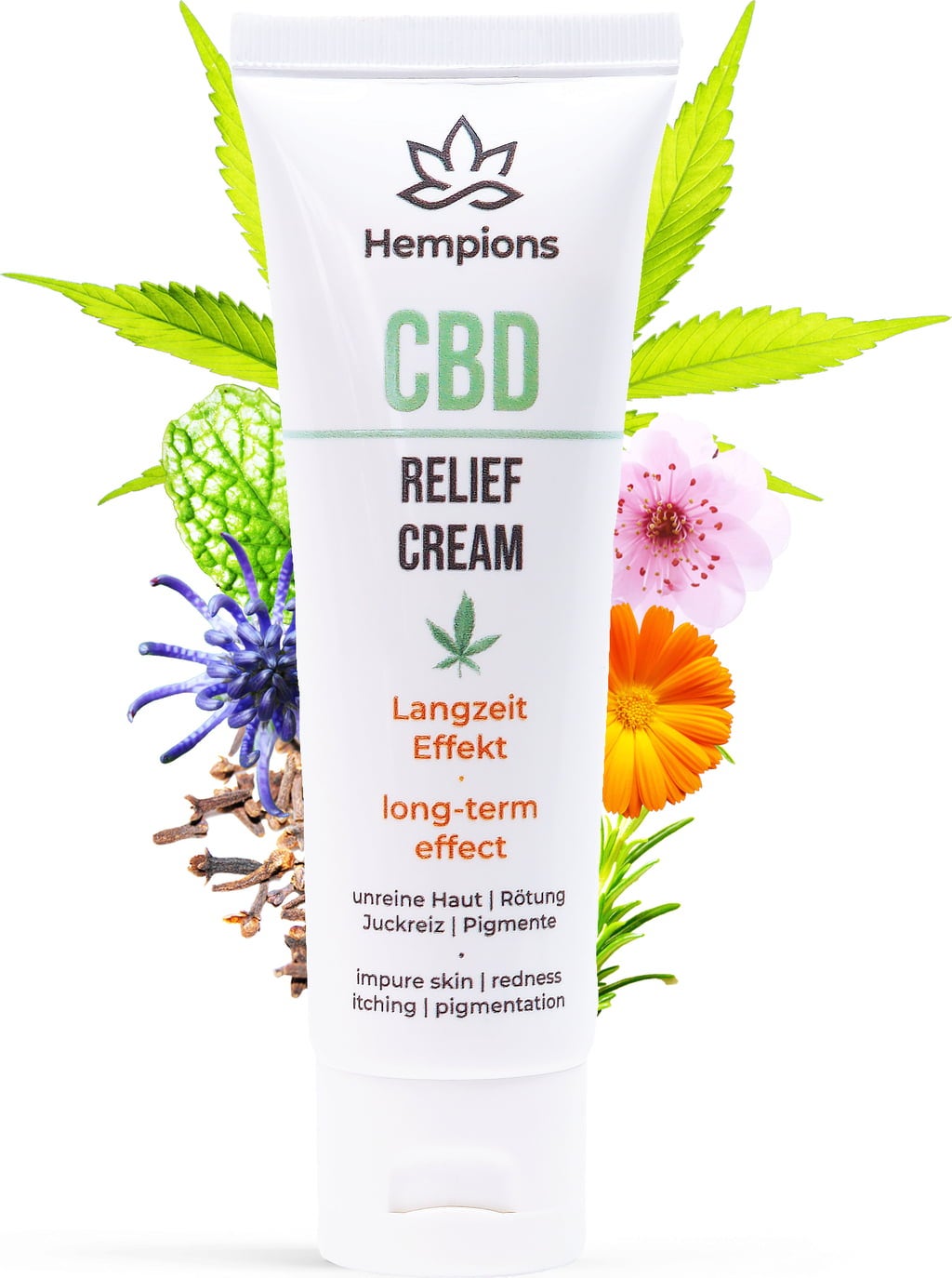 Hempions CBD Relief Cream 1.110 mg - 50 ml
