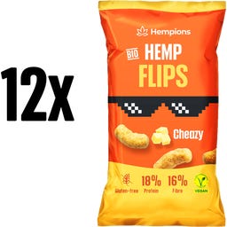 Hempions Biologische Hemp Flips Cheazy - 12 x 70 g