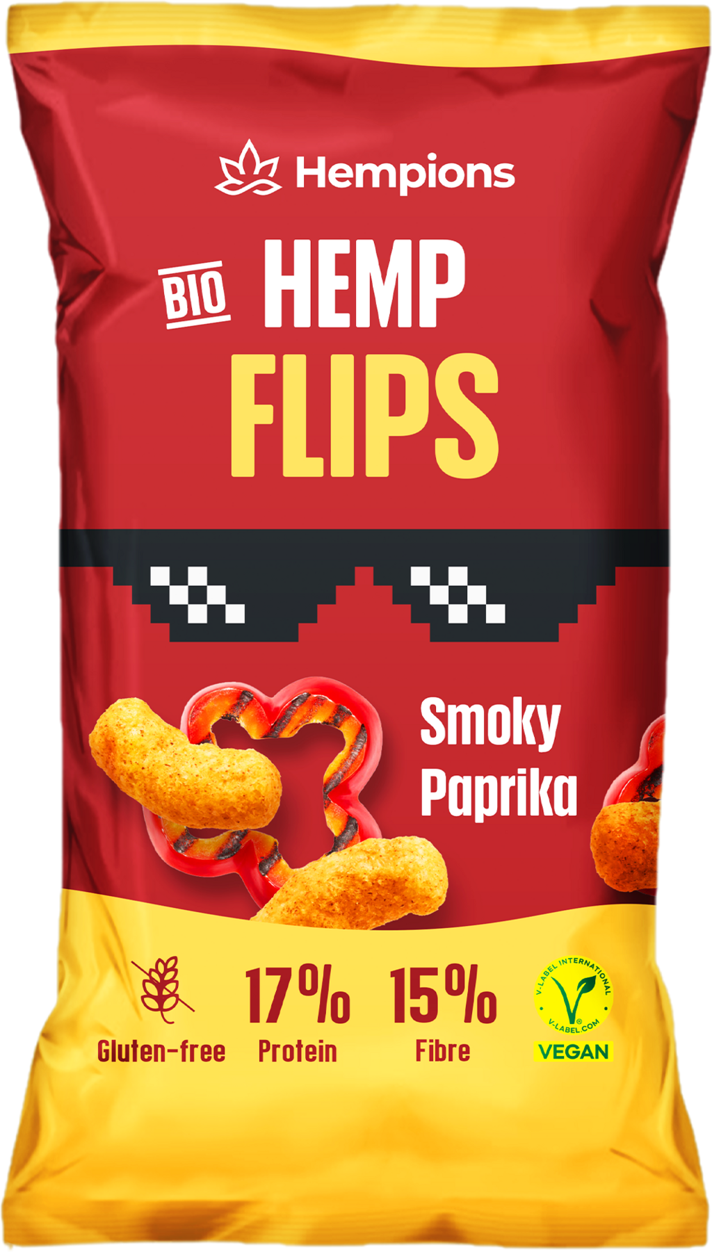 Hempions Bio Hemp Flips Smoky Paprika - 70 g