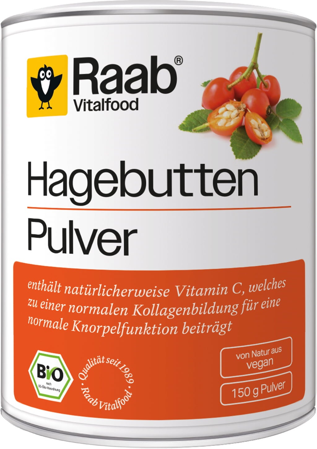 Organic Rose Hip Powder, 150 g