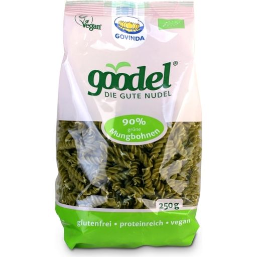 Goodel - Pâtes biologiques aux Haricots Mungo et aux Graines de Lin - 250 g