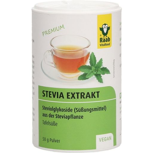 Raab Vitalfood GmbH Premium Stevia Extract - 50 g