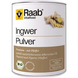 Raab Vitalfood Ingwer Premium mit Pfeffer Bio - 100 g