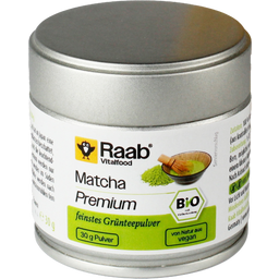 Raab Vitalfood Matcha Premium Bio - 30 g