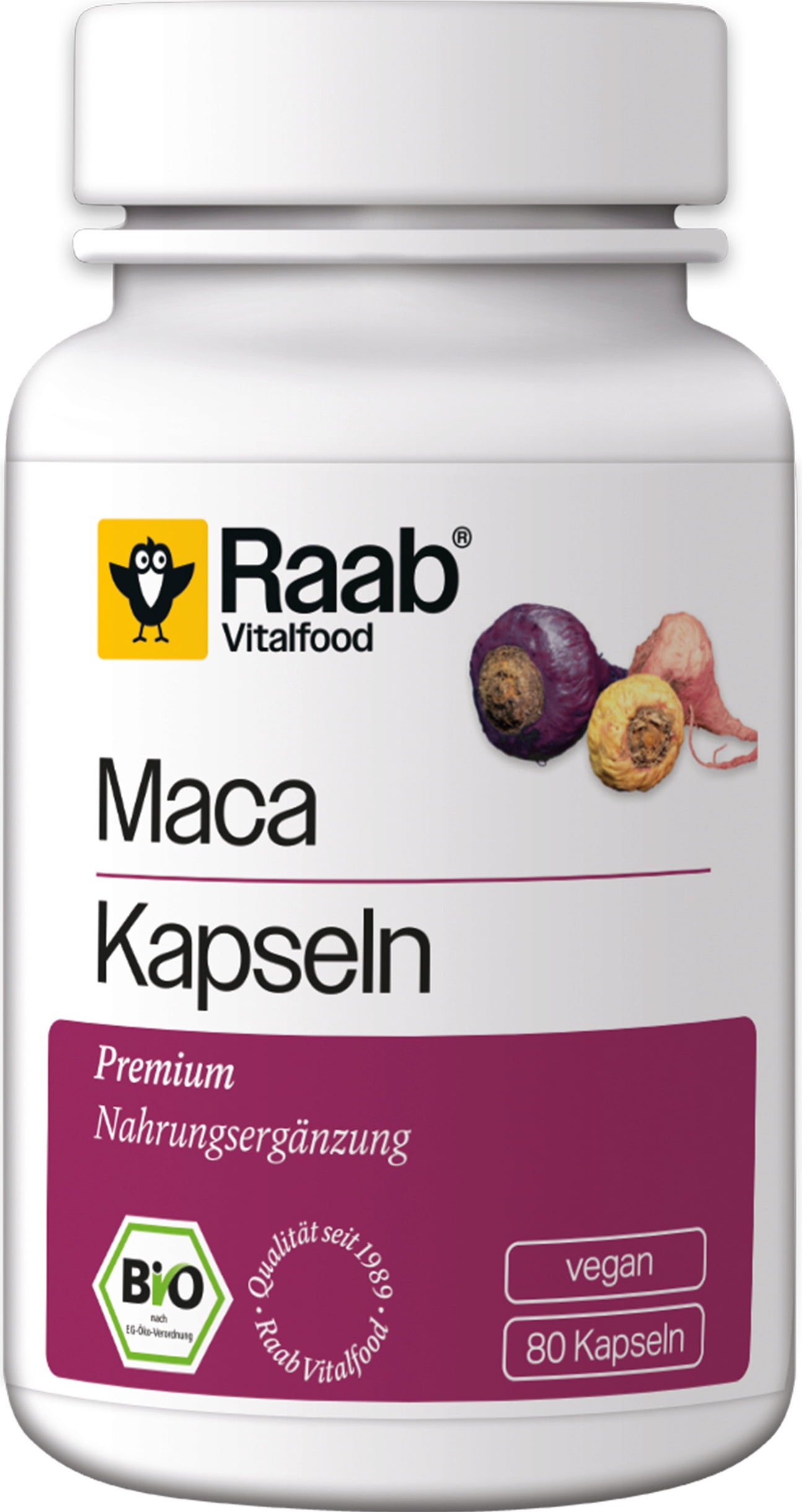 Organic Maca, 80 Capsules