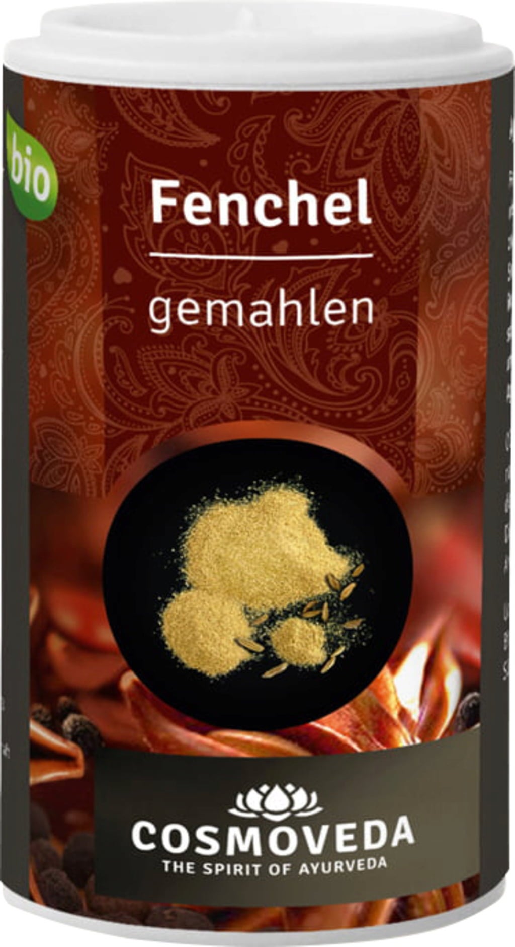 Cosmoveda Organic Fennel, ground