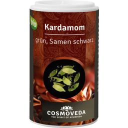 Cosmoveda Organic Cardamom green, black seeds - 40 g