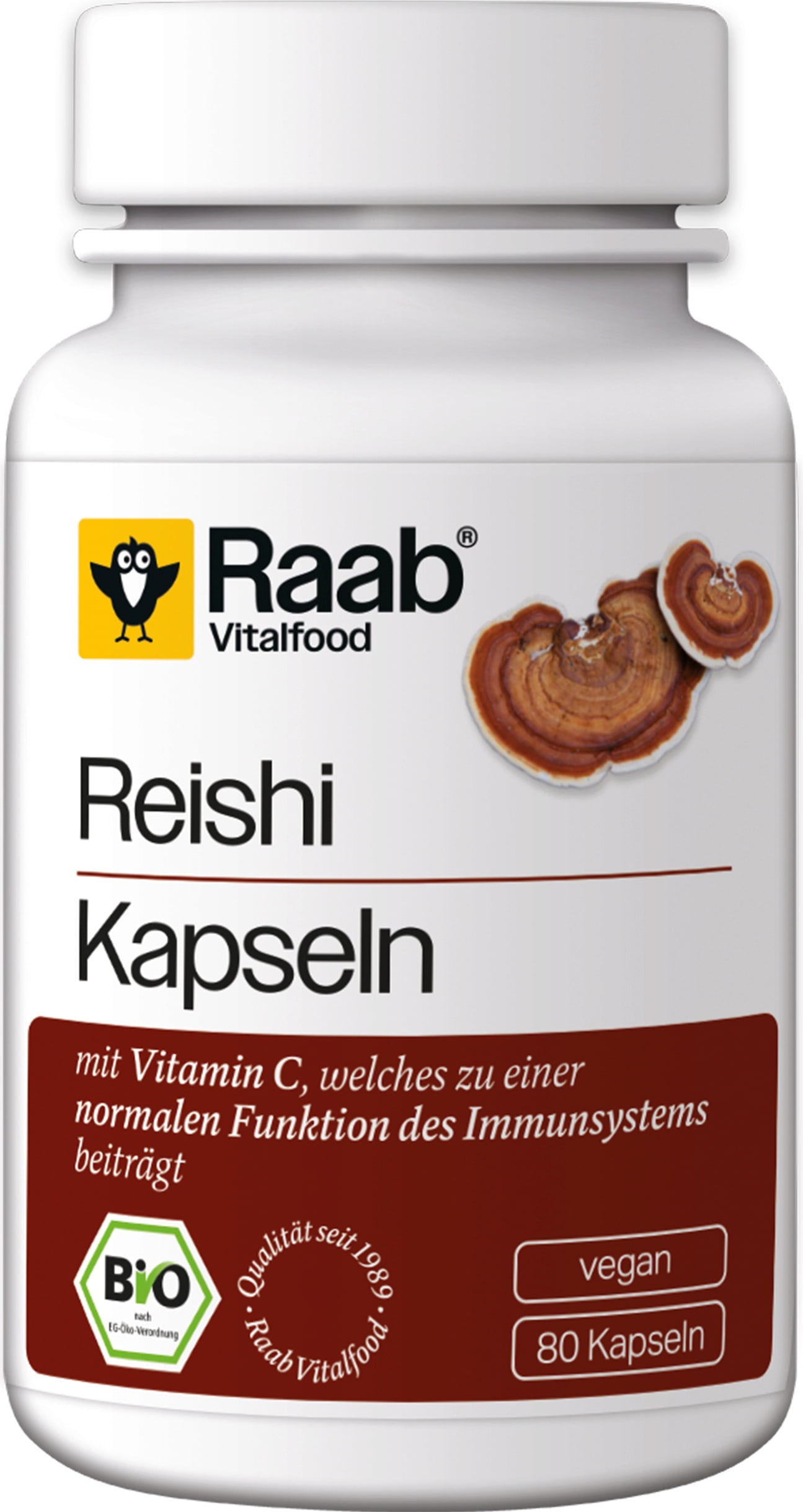 Raab Vitalfood GmbH Organic Reishi Capsules