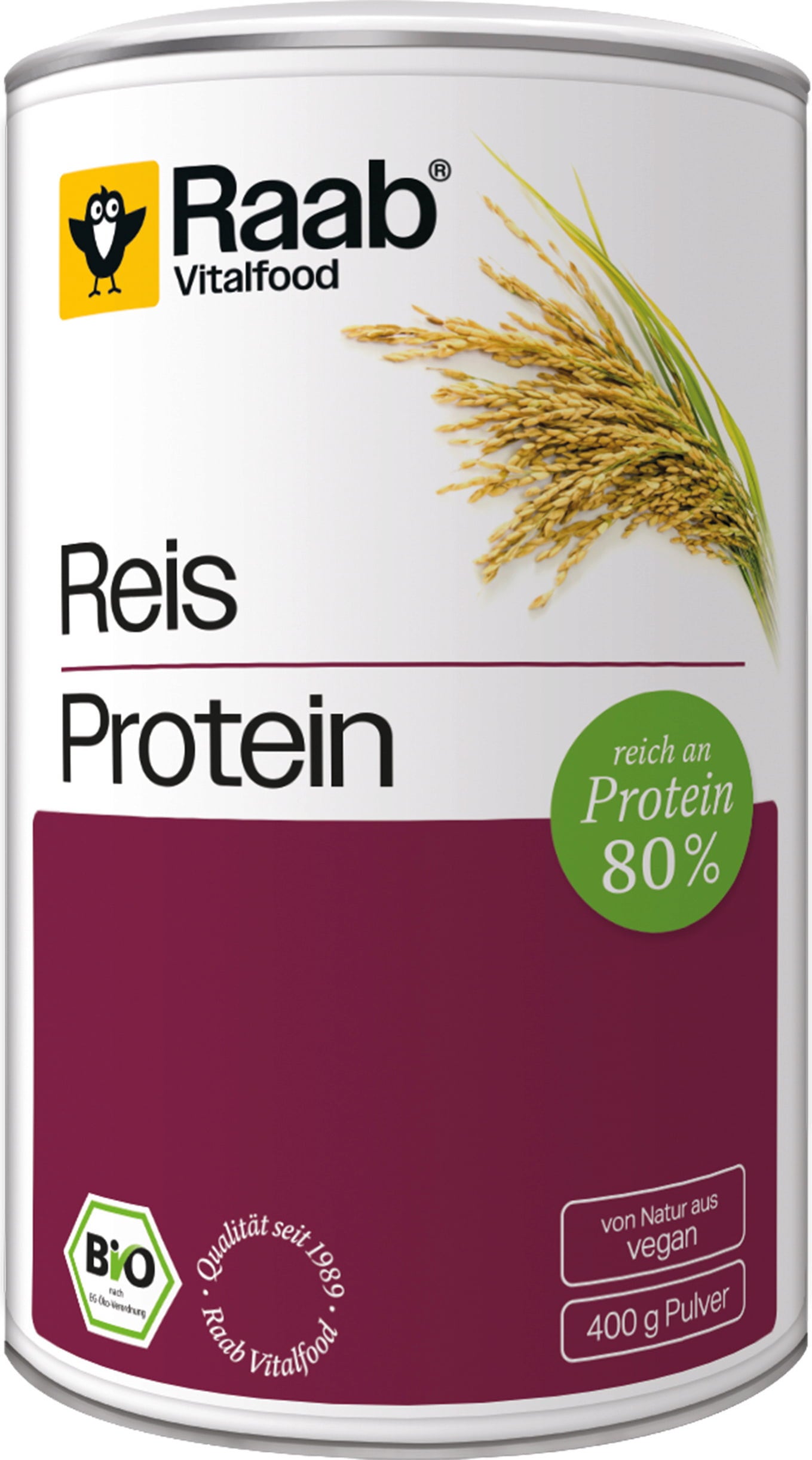 Raab Vitalfood GmbH Organic Rice Protein Powder