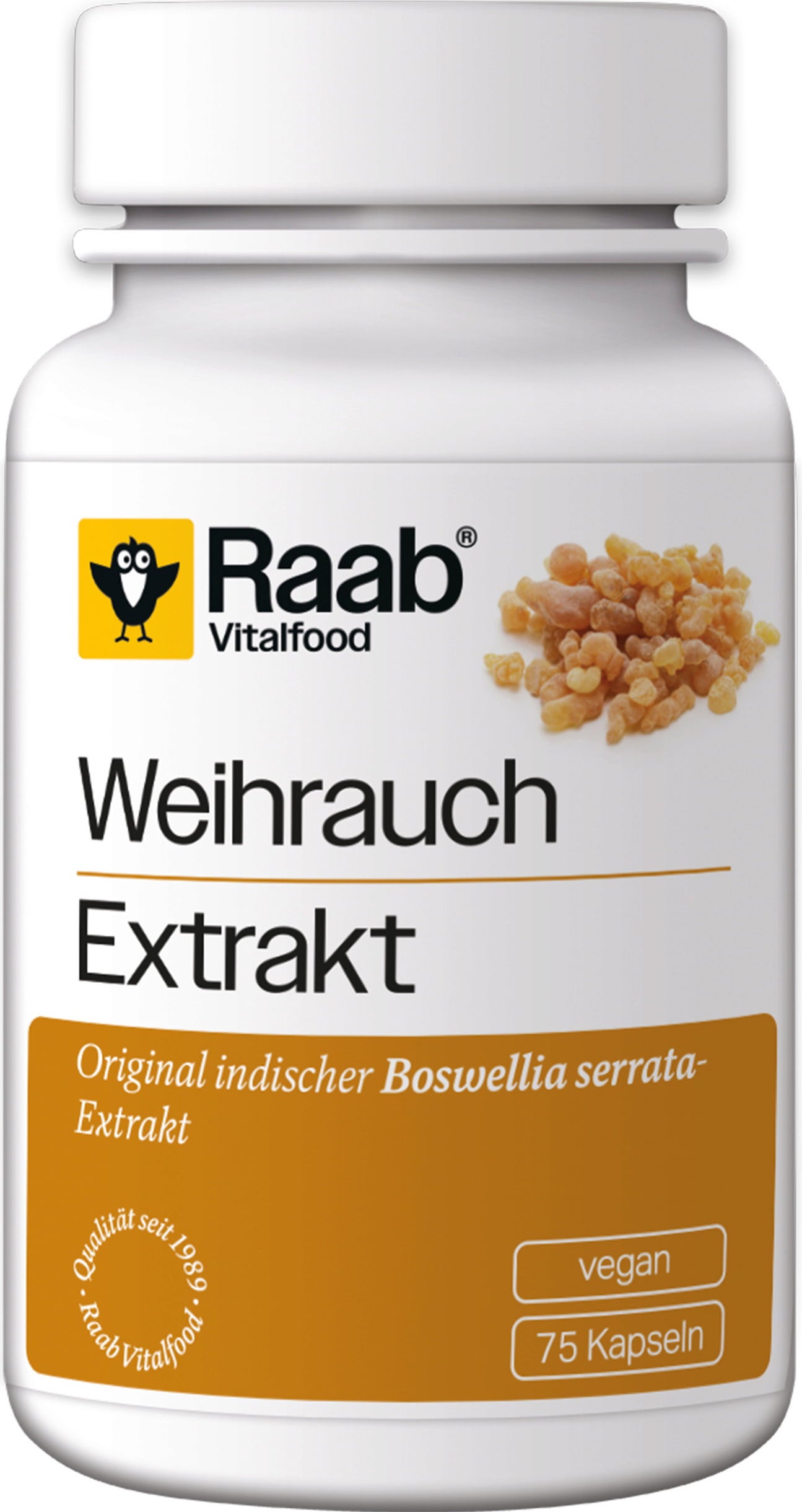 Raab Vitalfood Gélules à l'Encens - 75 gélules