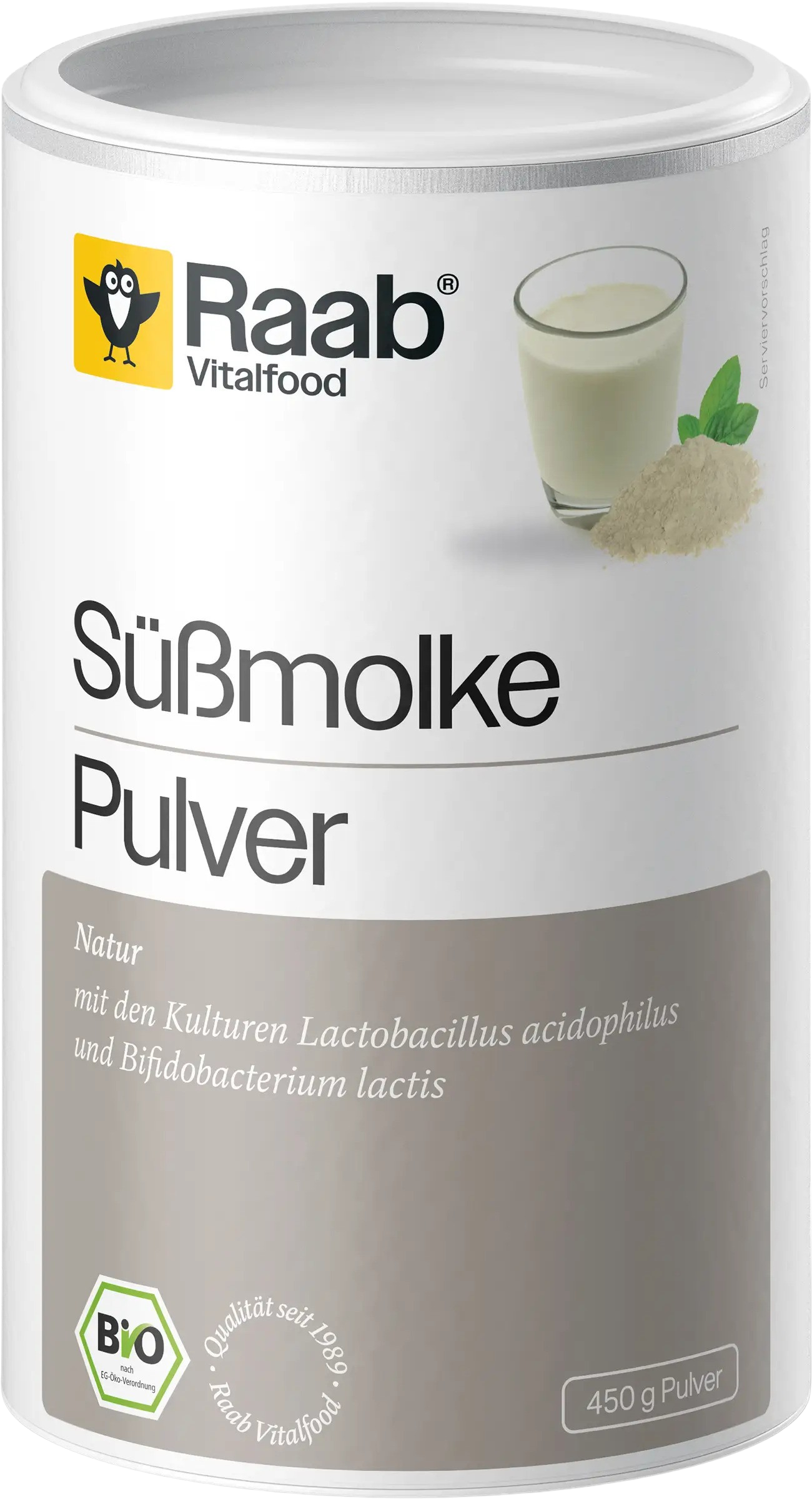 Raab Vitalfood Süßmolke Pulver Natur Bio