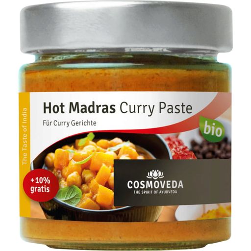 Cosmoveda Curry paszták – Bio - Hot Madras Curry Paszta