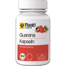 Raab Vitalfood GmbH Bio Guarana kapsule - 80 kapsul