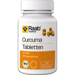 Raab Vitalfood Curcuma Tabletten Bio - 300 Tabletten