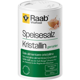 Raab Vitalfood Kristályos asztali só őrölt - 200 g
