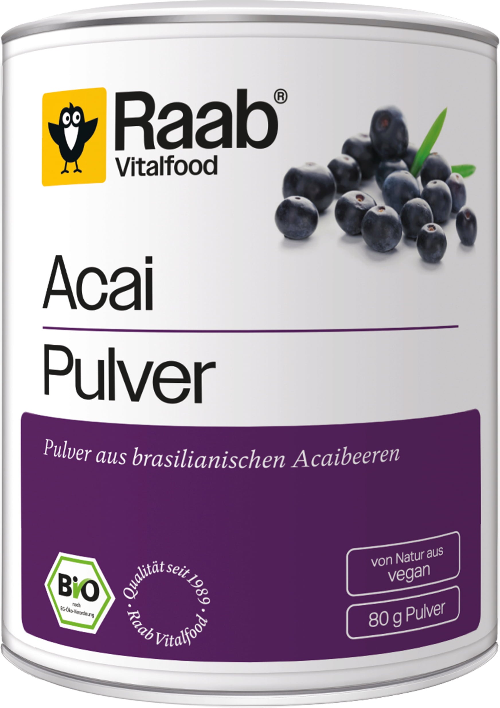 Raab Vitalfood Acai Bio en Poudre