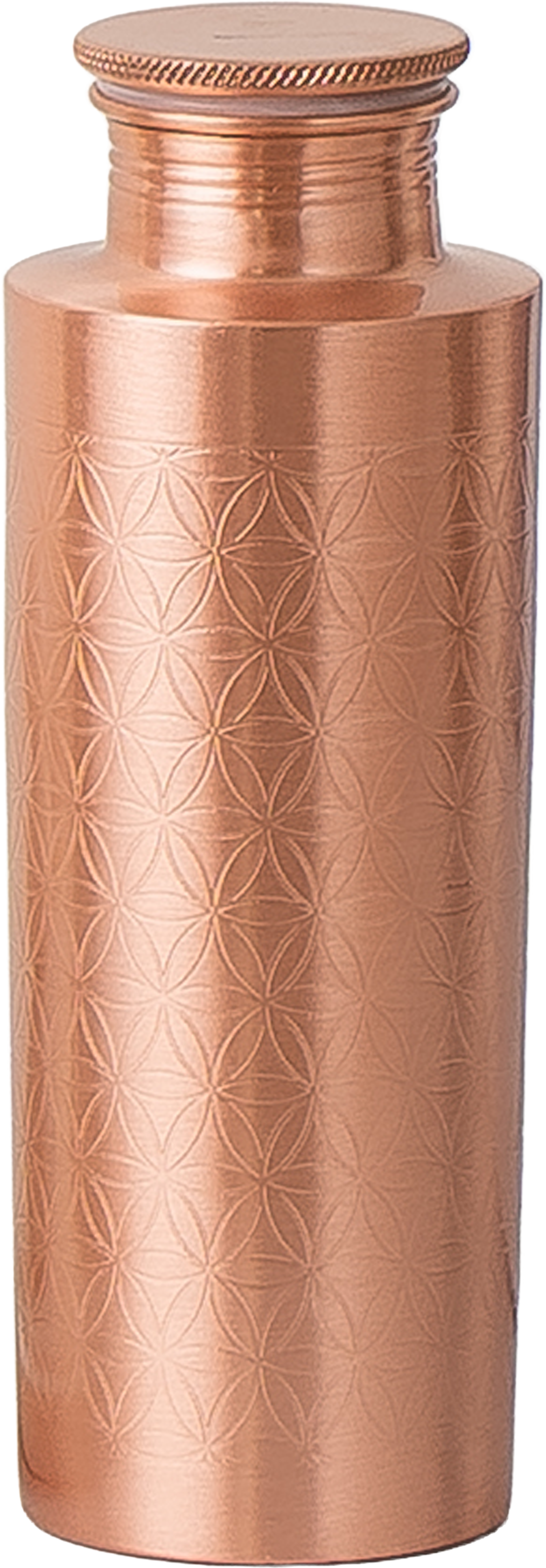 FORREST & LOVE Gourde en Cuivre "Fleur de Vie"