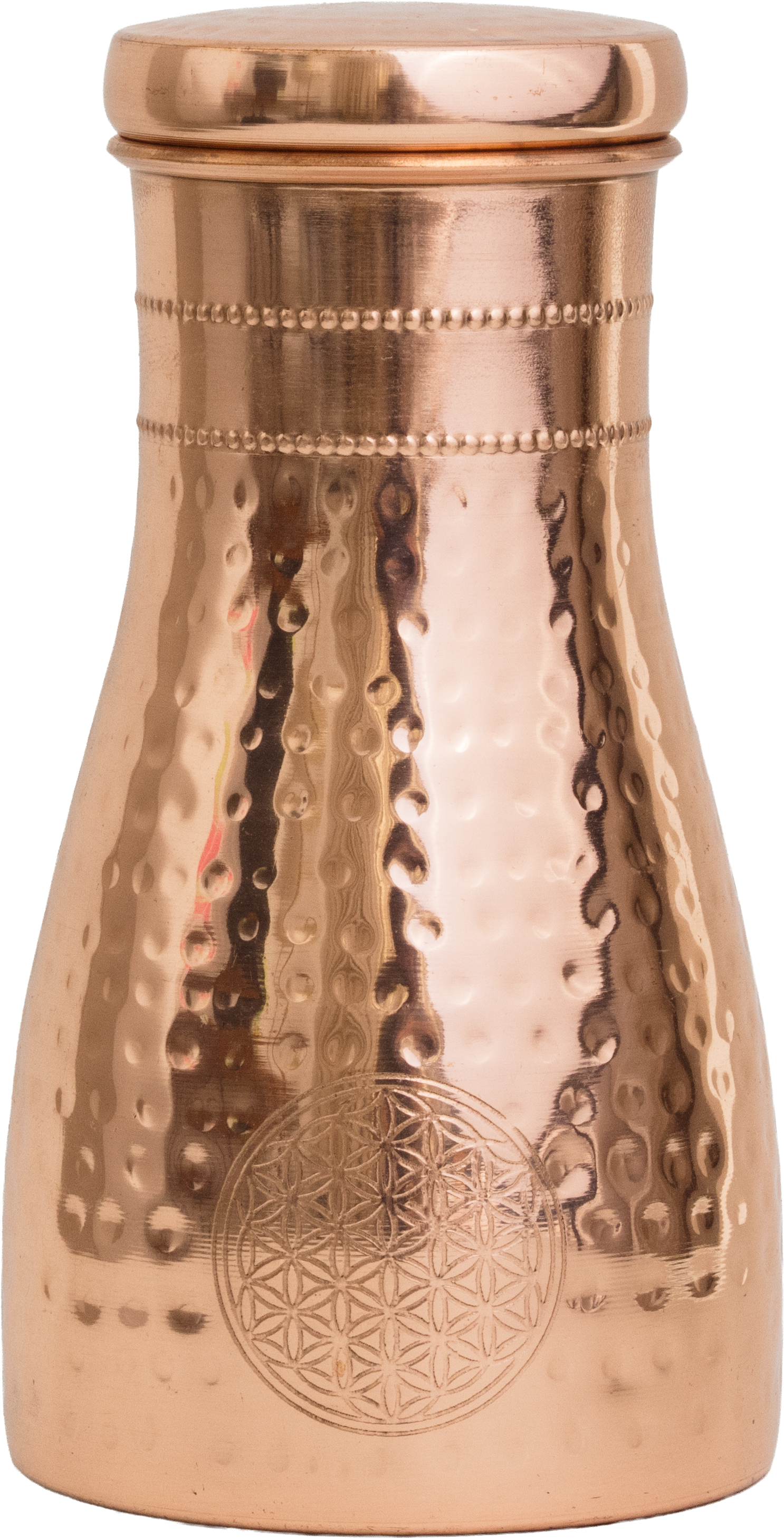 FORREST & LOVE Carafe en Cuivre "Fleur de Vie"