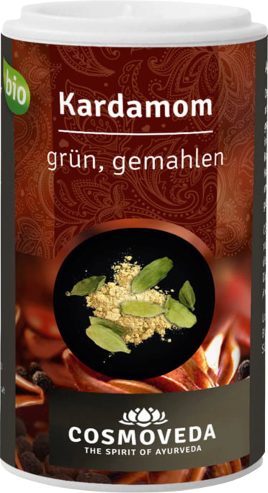 Cosmoveda Kardamom grün gemahlen BIO