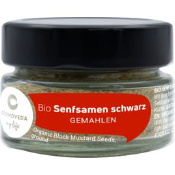 Organic Mustard Seeds, black finely ground - 35 g