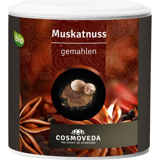 Cosmoveda Organic Nutmeg, finely ground - 90 g