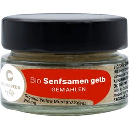 Organic Mustard Seeds, yellow finely ground - 25 g