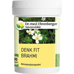 Dr. med. Ehrenberger Bio- & Naturprodukte Denk fit Brahmi - 90 Kapsułki