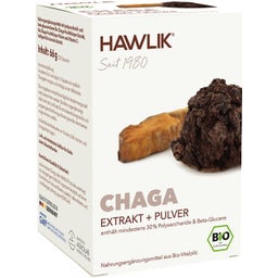 Bio Chaga Extrakt + Pulver - 120 Kapseln